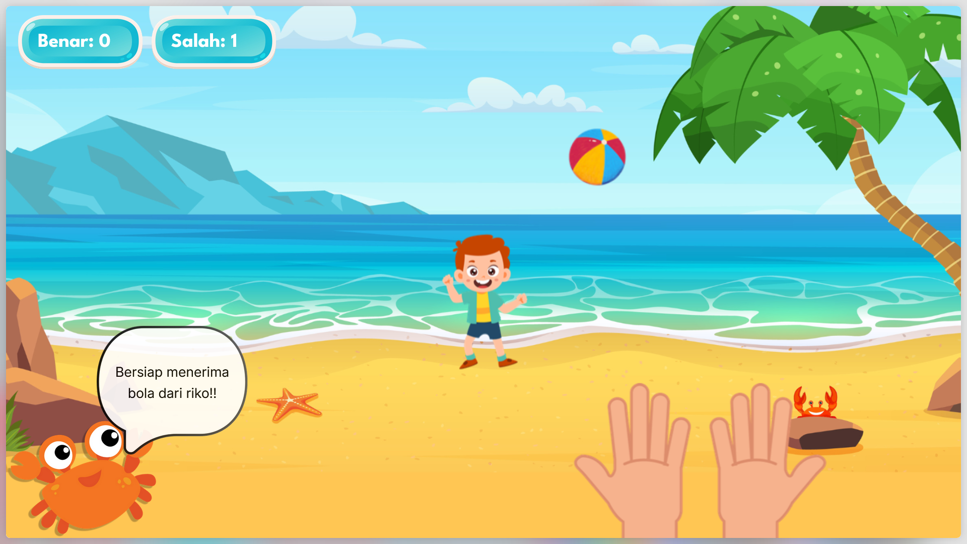 Ball Throwing and Catching Game Ball Throwing and Catching Game